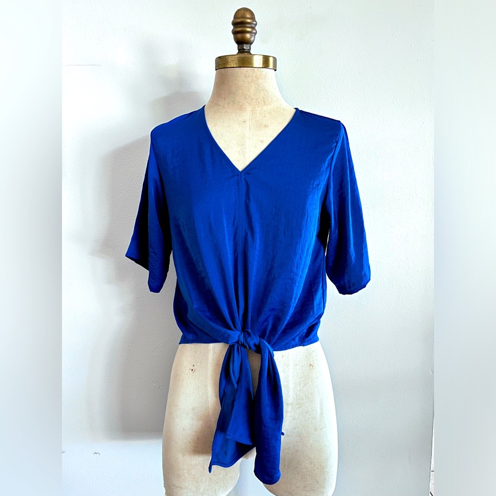 Vince Camuto Tie Front Blouse
